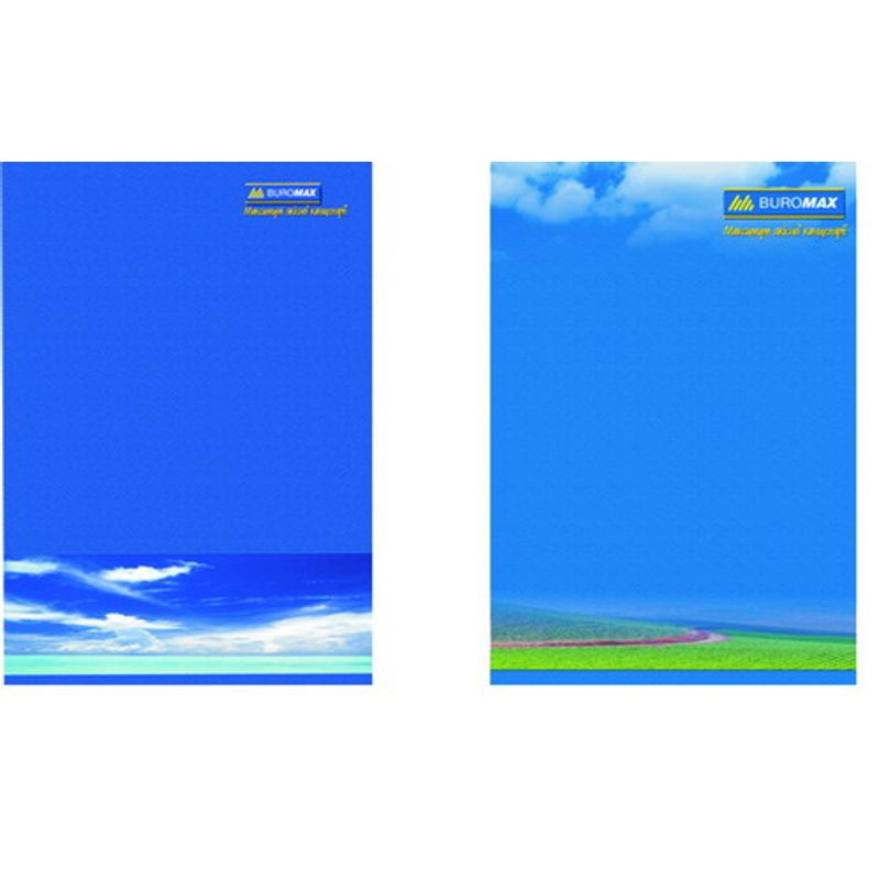 Книга обліку А4 96ар, лінійка, тв. обкладинка, лам