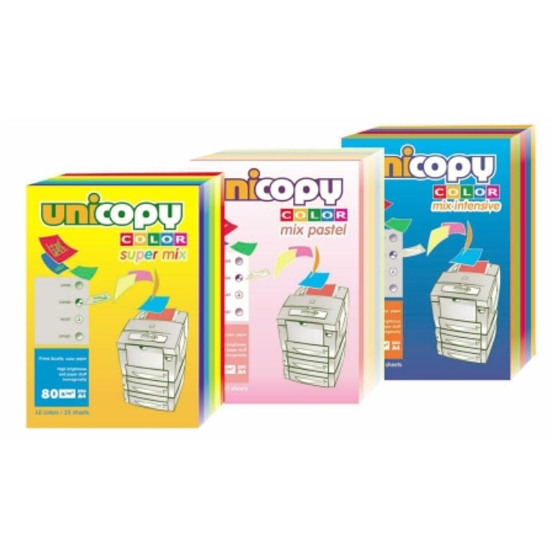 Папір кольоровий A4 синій насич. (80г/м2)500арк