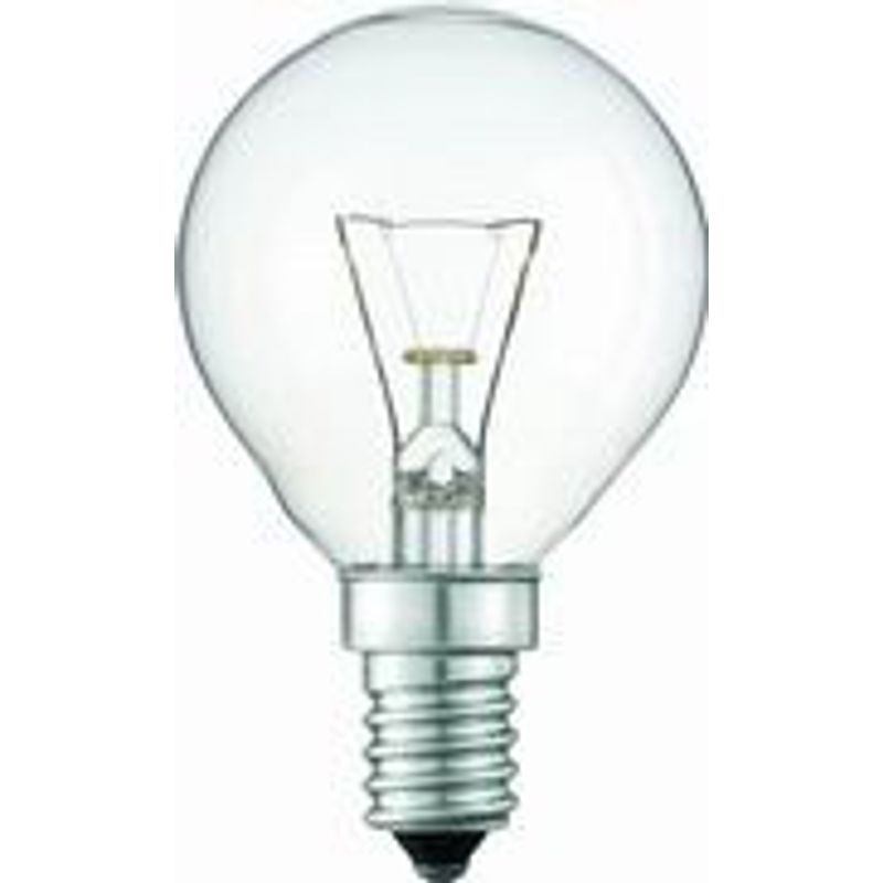 Лампа розжар. E14 60W шарик Р45 прозора