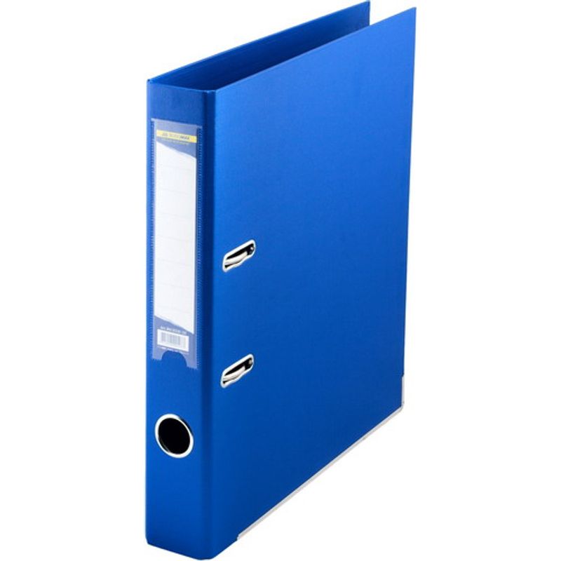 Папка накопительная PVC А4 5 см син