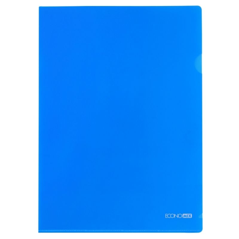 Уголок А4 пр/цв плотность 180 мк синий