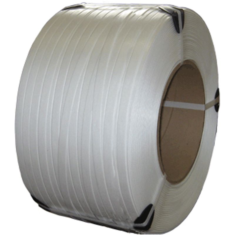 Лента ПП 19 х 0, 9мм (1, 0км бухта) усилие разр. 400кг, бел