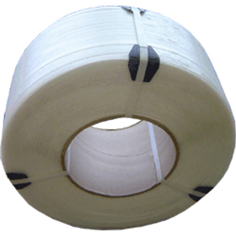 Лента ПП 12 х 0, 8мм (2, 0км бухта) усилие разр. 150кг, бел