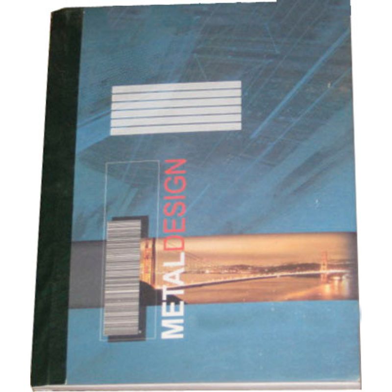 Книга обліку А4 100ар, лінійка, тв. обкладинка