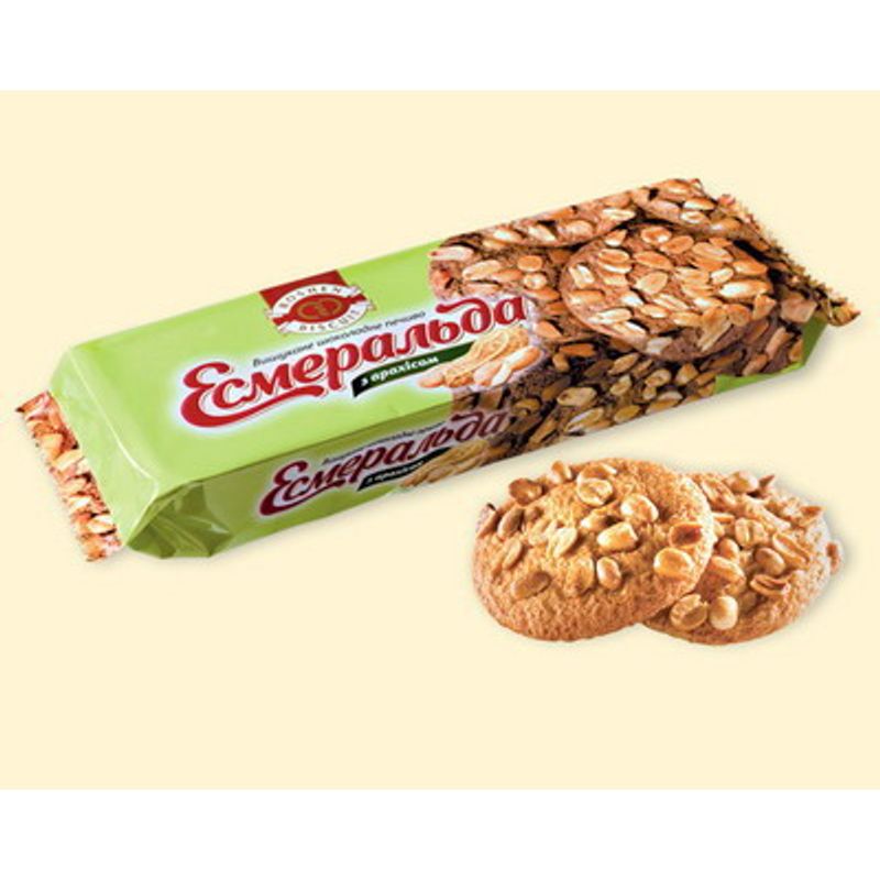 Печенье Эсмеральда светлое с шоколадом, 150г