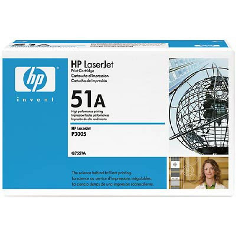 Тонер HP LJ Р3005 (Q7551A) ОРИГ