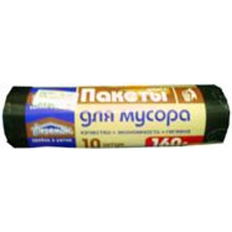 Кульки д/мусора 160л, 90*115 см, плотные (LD), 10 шт