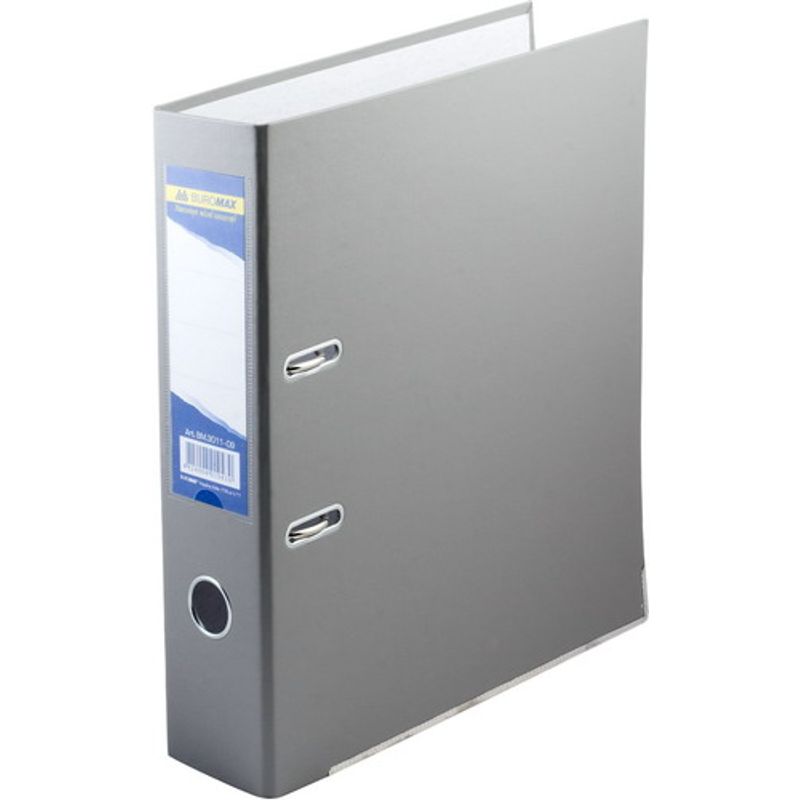 Папка накопительная PVC-карт. А4 7 см сер