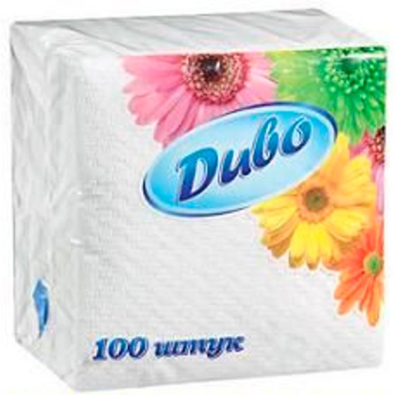 Серветки сервірув. 1-о сл. 33х33см білі (уп. -100шт. )