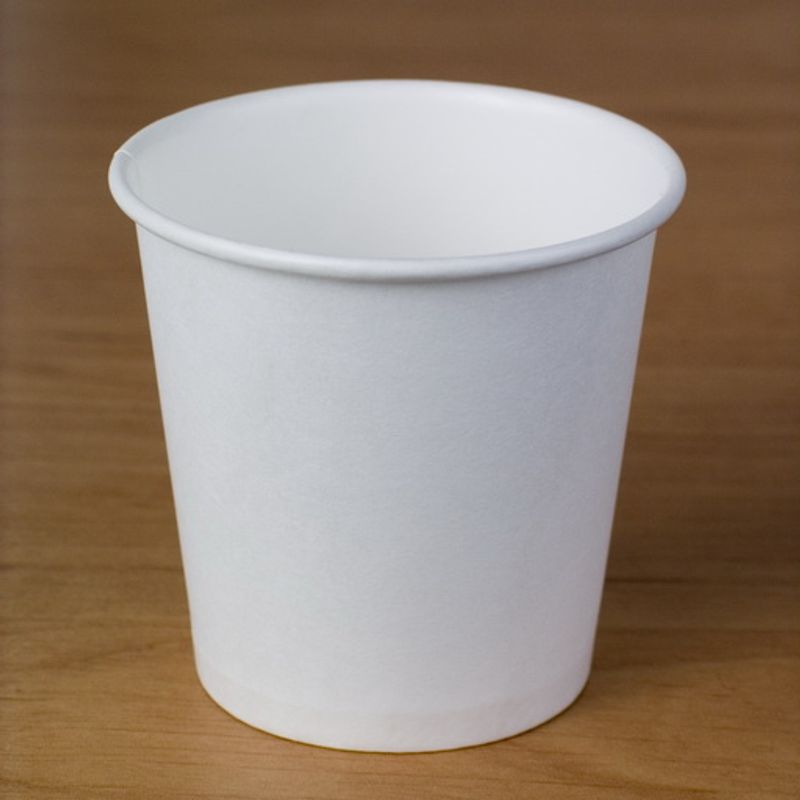 Стакан одноразовый гор. /хол. бумажный 2лм, 110мл (50 шт/уп) белый