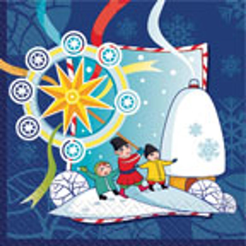 Серветки сервірув. 3-х сл. 33х33см 