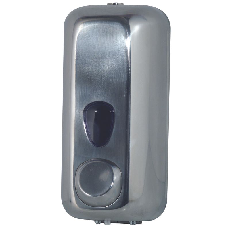 Дозатор рідкого мила 0, 5 л, метал нерж. глянець