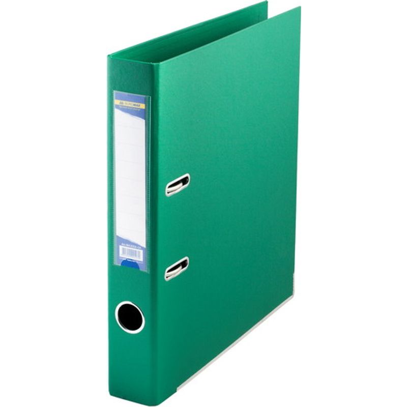 Папка накопительная PVC А4 5 см зел