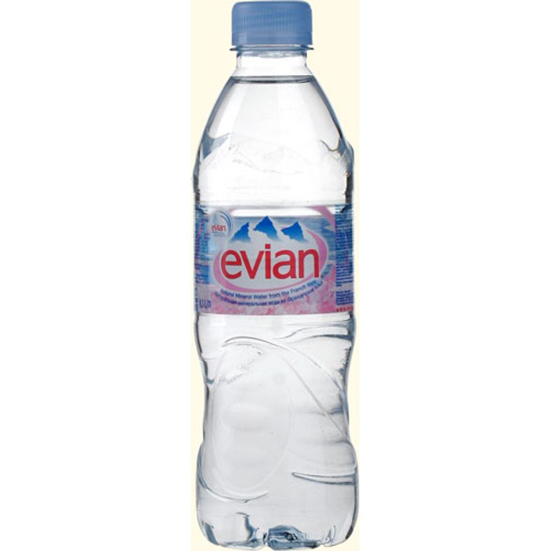 Вода мінеральна негазована Евіан, 0, 5л(бут. пластик)