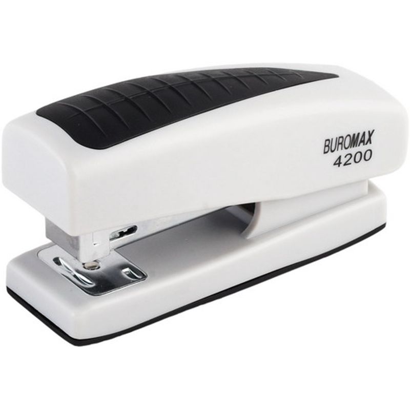 Степлер №24/6 & 26/6, (20 аркушів), пластик, гумове покриття