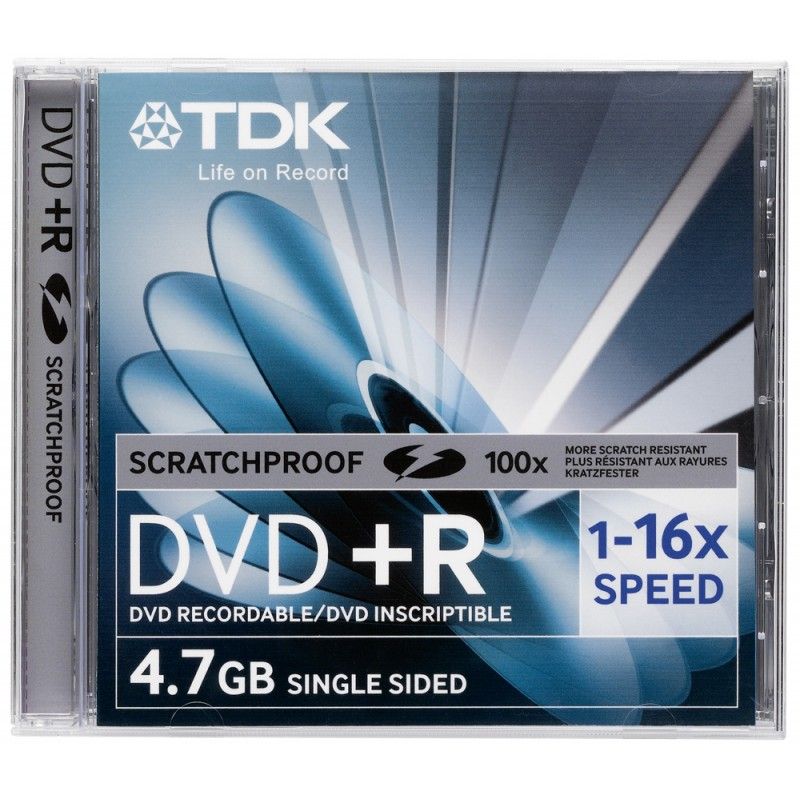 Диск DVD+R Slim 8, 5 GB TDK DL 8x