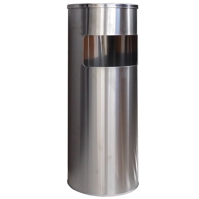 Попільничка-урна напольна нержавійка d=24см, h=60 см