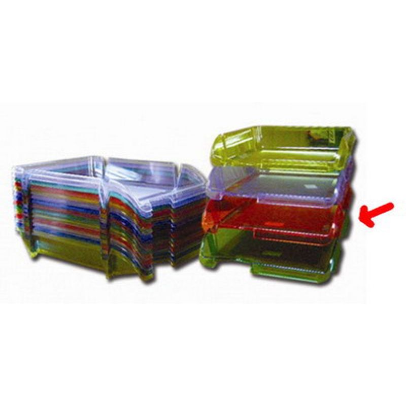 Лоток горизонтальний Компакт проз. салатовый