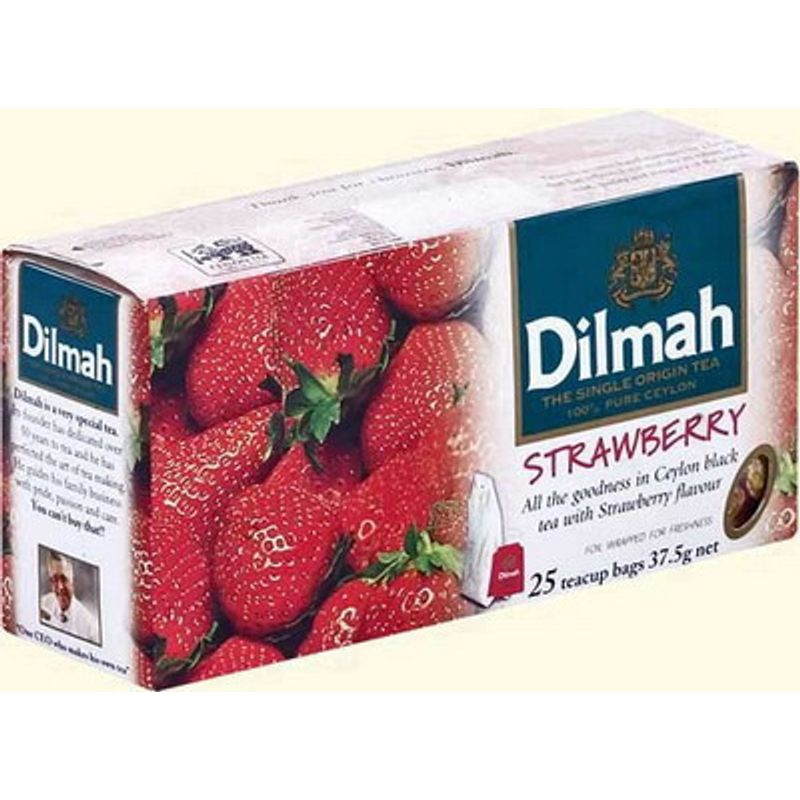 Чай Дилма травяной Клубника 37, 5 г