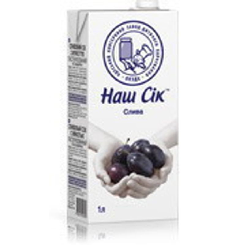 Сок сливовый ОКЗДХ, 1л