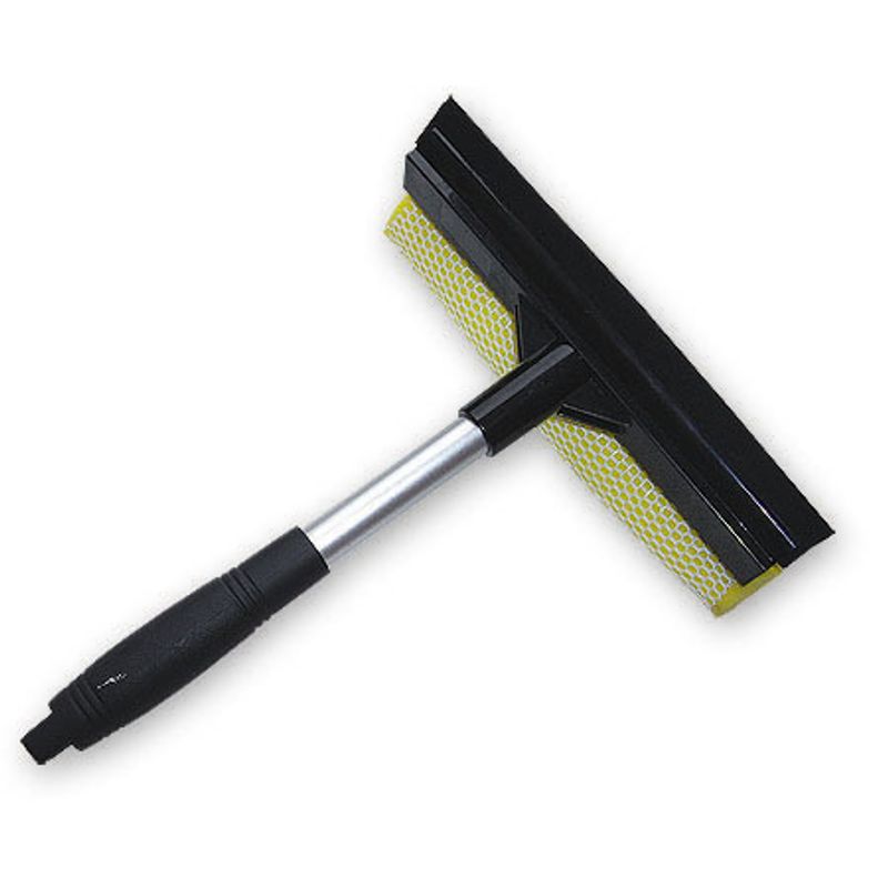 Стеклоочиститель, 24см, губка+резиновый сгон, телескопическая рукоятка