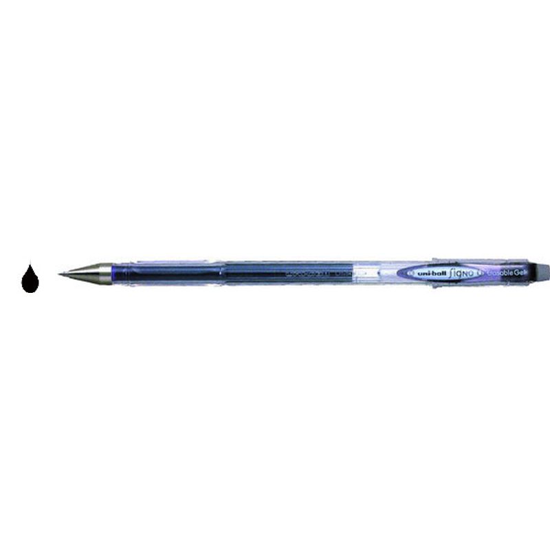 Гелева ручка uni-ball Signo Erasable Gel 0. 5мм чорн Гелева ручка uni-ball Signo Erasable Gel 0. 5мм чорн