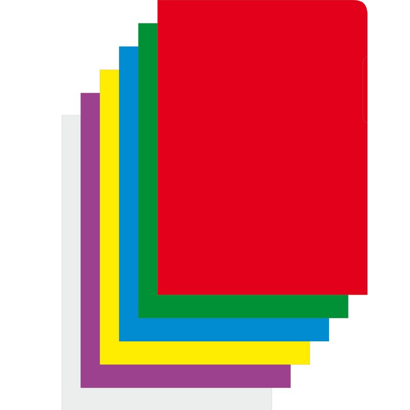 Уголок А4 пр/цв плотность 180мк фиолетовый