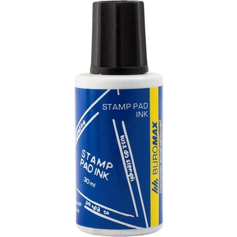 Краска штемпельная черная 30мл