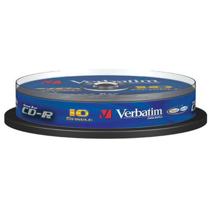 Диск CD-R (Cake 10) Verbatim DL 210MB/80 min 52х