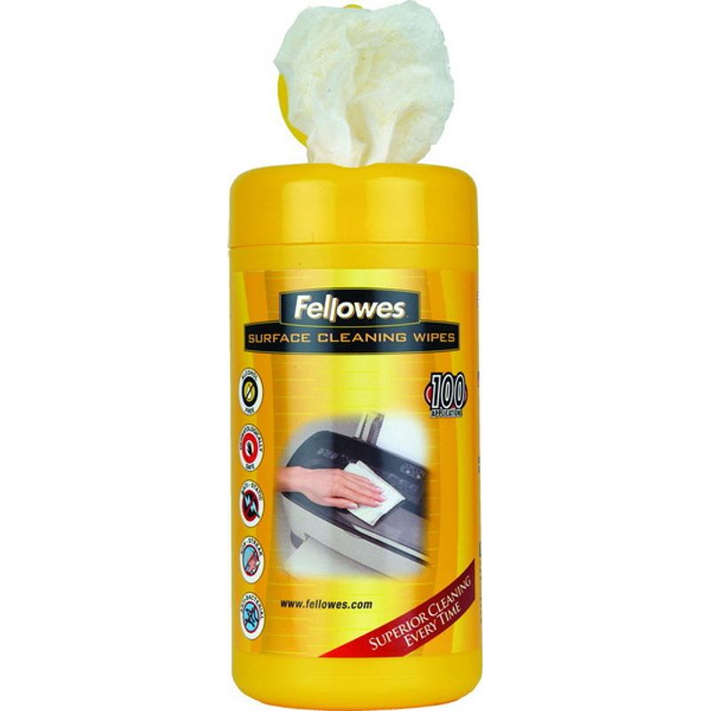 Серветки для оргтех. в тубі антист. (для пласт), 100 шт