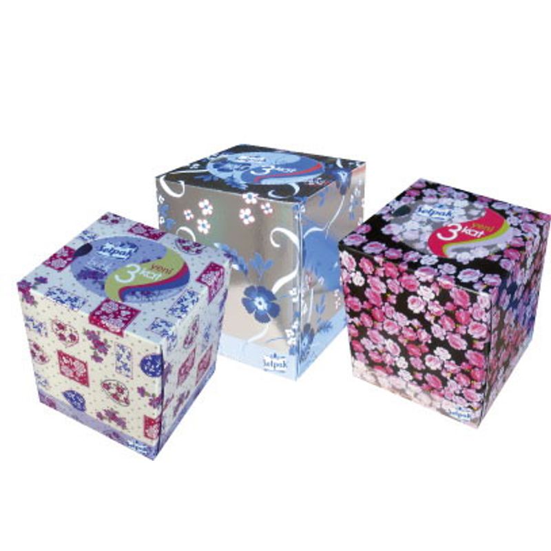 Серветки паперові в карт. боксі 3-х сл. , 20х20см білі, 48шт, Selpak