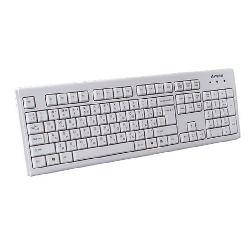 Клавіатура комп'ютерна А4TECH KBS-720 PS/2 White