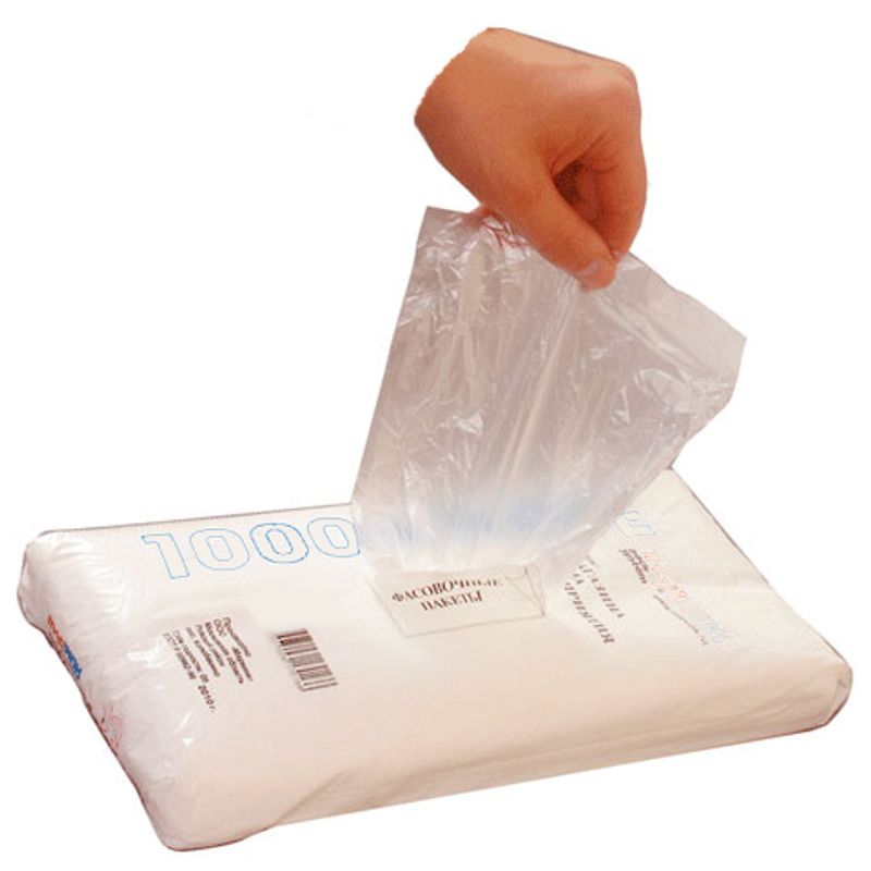 Пакет фасовочный 2 складки 14х4х38 см (1000 шт. )