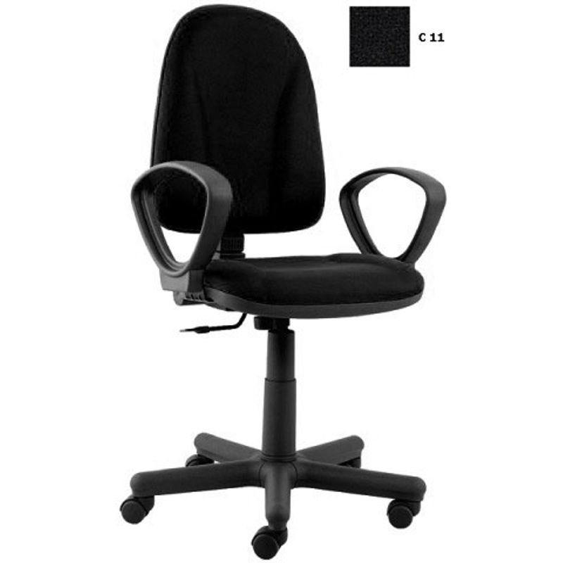 Крісло для персоналу PERFECT 10 GTP ergo (С-11, чер. )