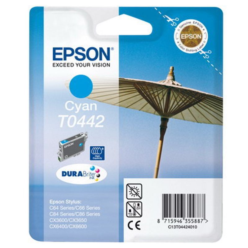 Картридж Epson Stylus C64/С84 (Cyan) синій ориг