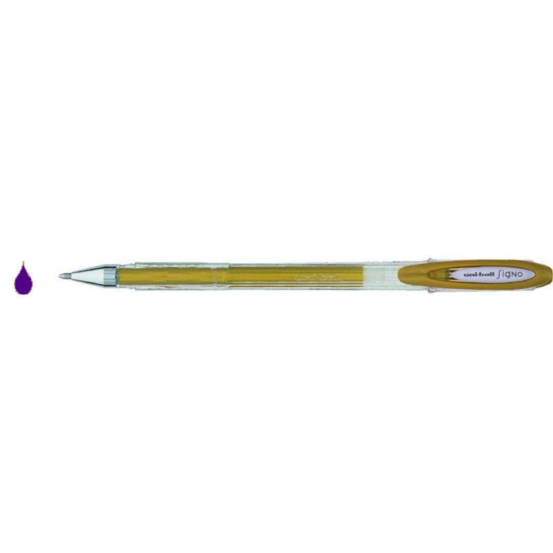 Гелева ручка uni-ball Signo 0. 5мм, фіол