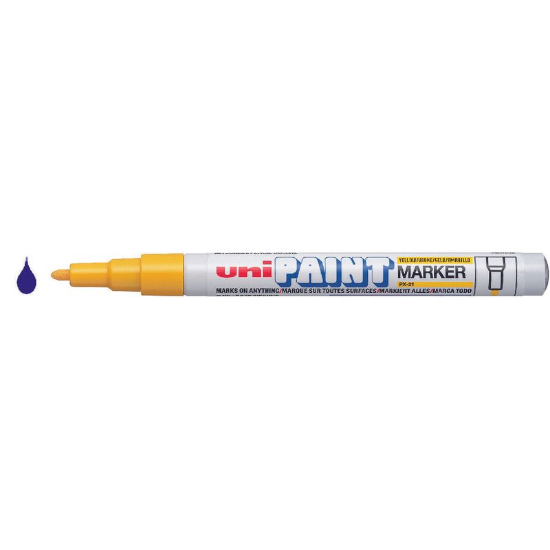 Маркер-краска перманентный на масл. основе технический PAINT 0. 8-1. 2 мм син