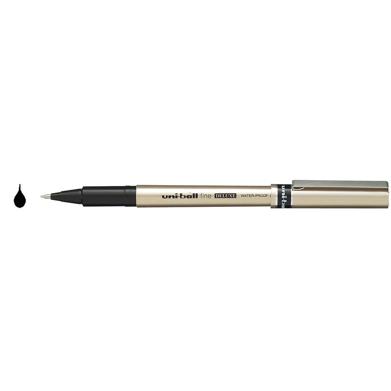 Капиллярная ручка Роллер uni-ball DELUXE 0. 7 чер