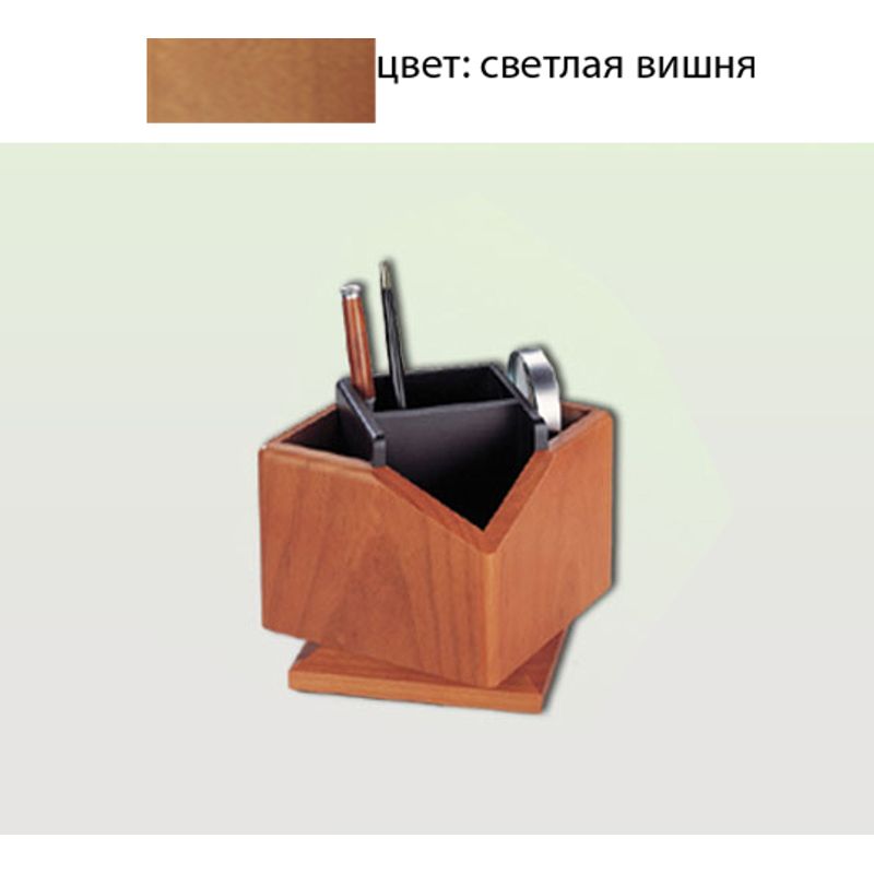 Підставка настільна-вертушка дерев'яна колір: світла вишня