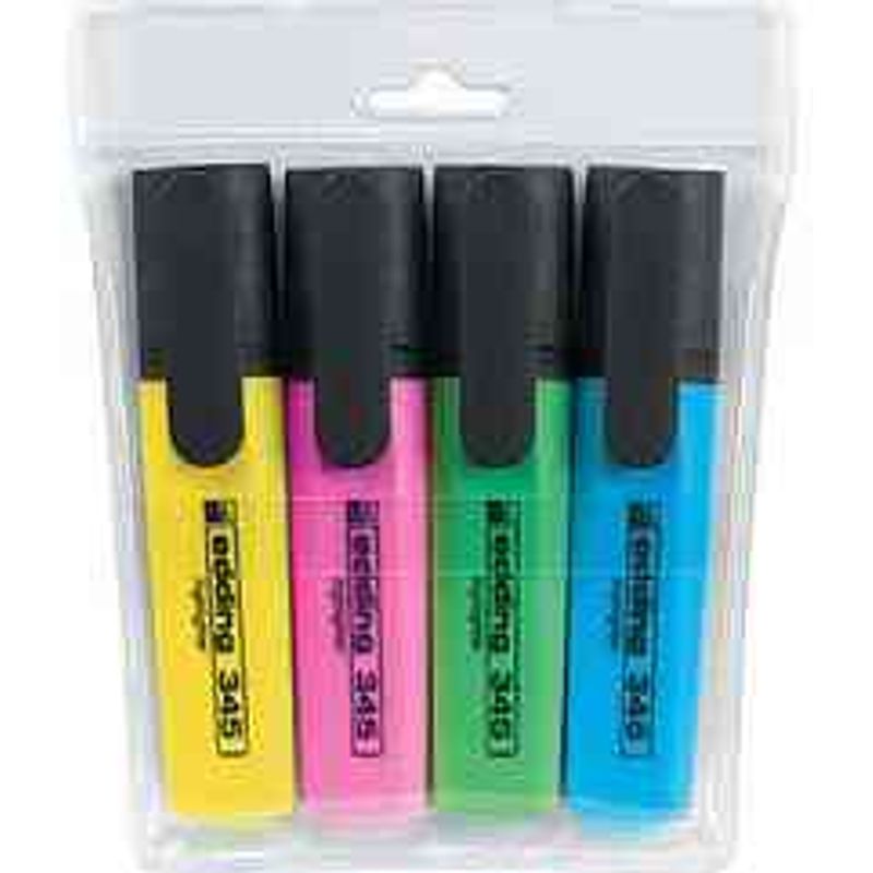 Маркеры текстовые набор 4 шт. Highighter Е345/4