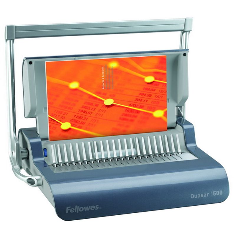 Біндер (що брошурує) A4, ручн. , товщ. 20 л. , палітур 500 л. QUASAR