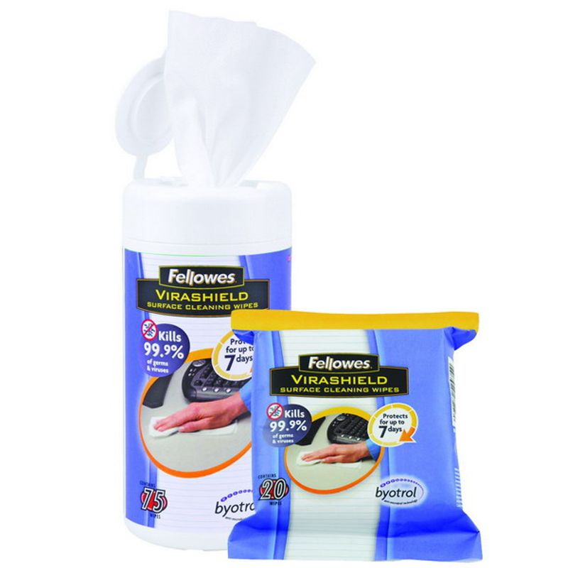 Серветки для оргтех. в тубі антист. (для пласт), 75шт. BYOTROL