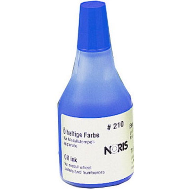 Краска штемпельная быстросохнущая на масл. основе 25мл син