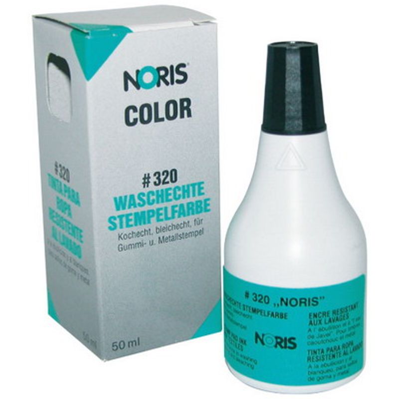 Краска штемпельная для тканей на спирт. основе 50мл черная