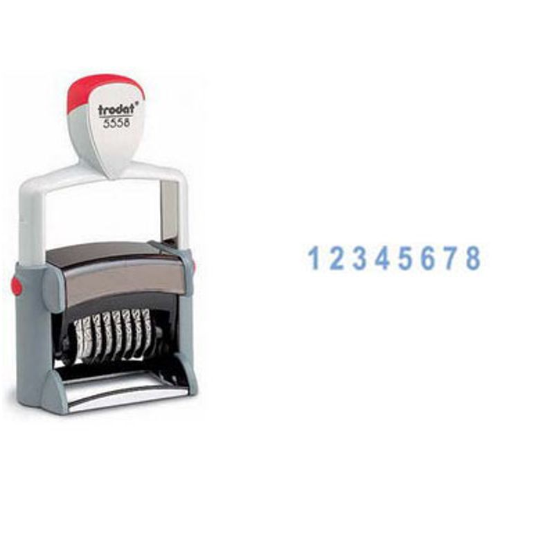 Нумератор 8-ми разрядный 5мм металлический