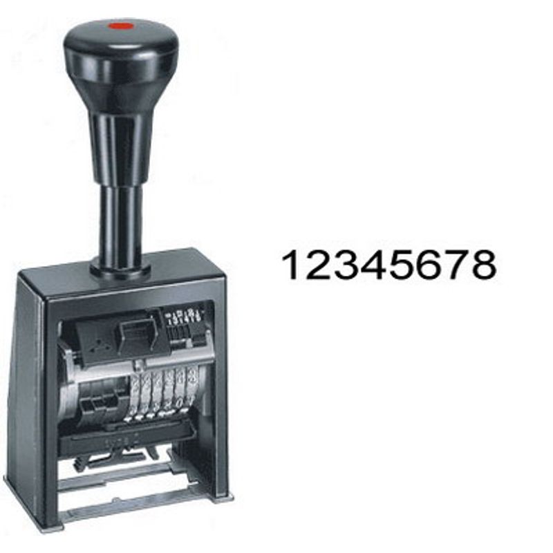 Нумератор автоматич. 8-ми разрядный, 4, 5 мм пластмасовый