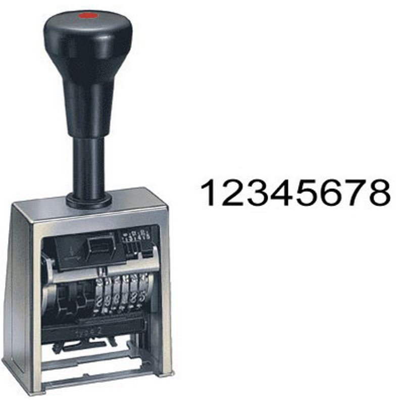 Нумератор автоматич. 8-ми разрядный, 5, 5 мм металлический