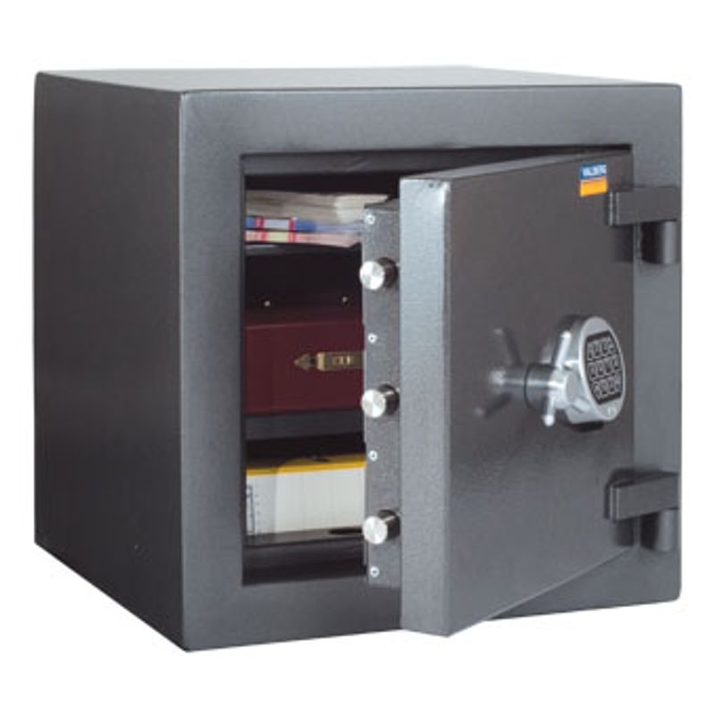 сейф зломостійкий 2 класу; зовн. 500х510х510мм, внут. 367х394х352мм; замок код-электр; 1полк; Вес123кг