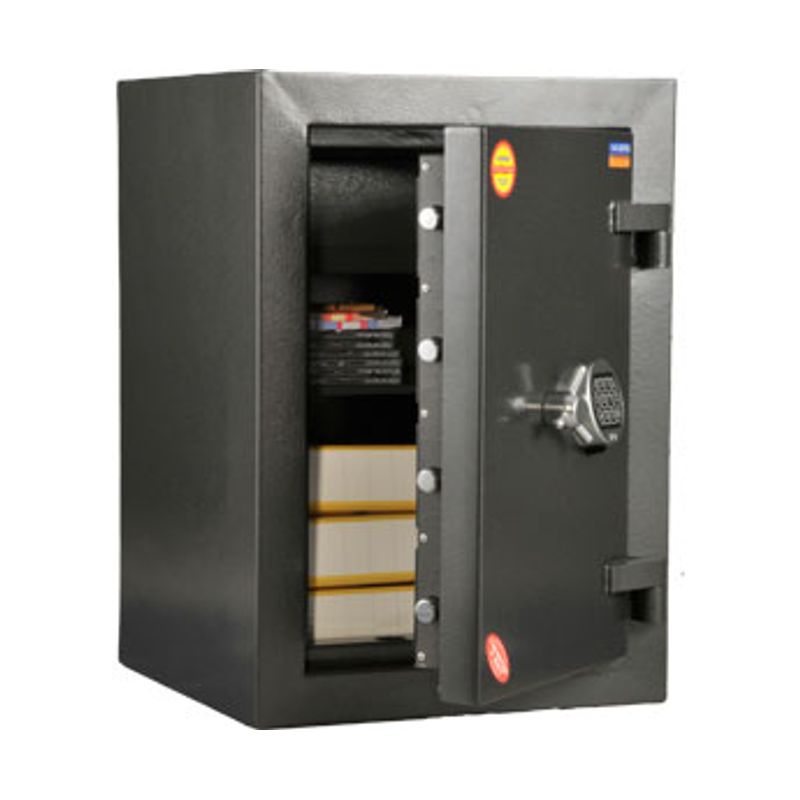 сейф зломостійкий 2 класу; зовн. 670х510х510мм, внут. 537х394х352мм; замок код-электр; 1полк; Вес160кг