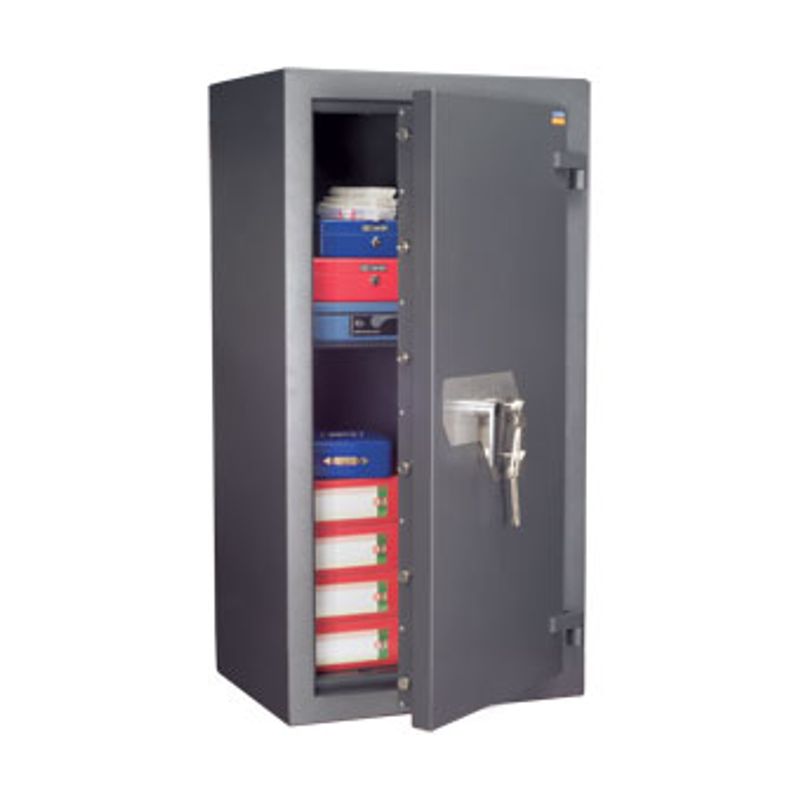 сейф зломостійкий 3 класу; зовн. 1320х680х510мм, внут. 1187х547х352мм 2 замка ключ. -х; 3 полки; Вес380к